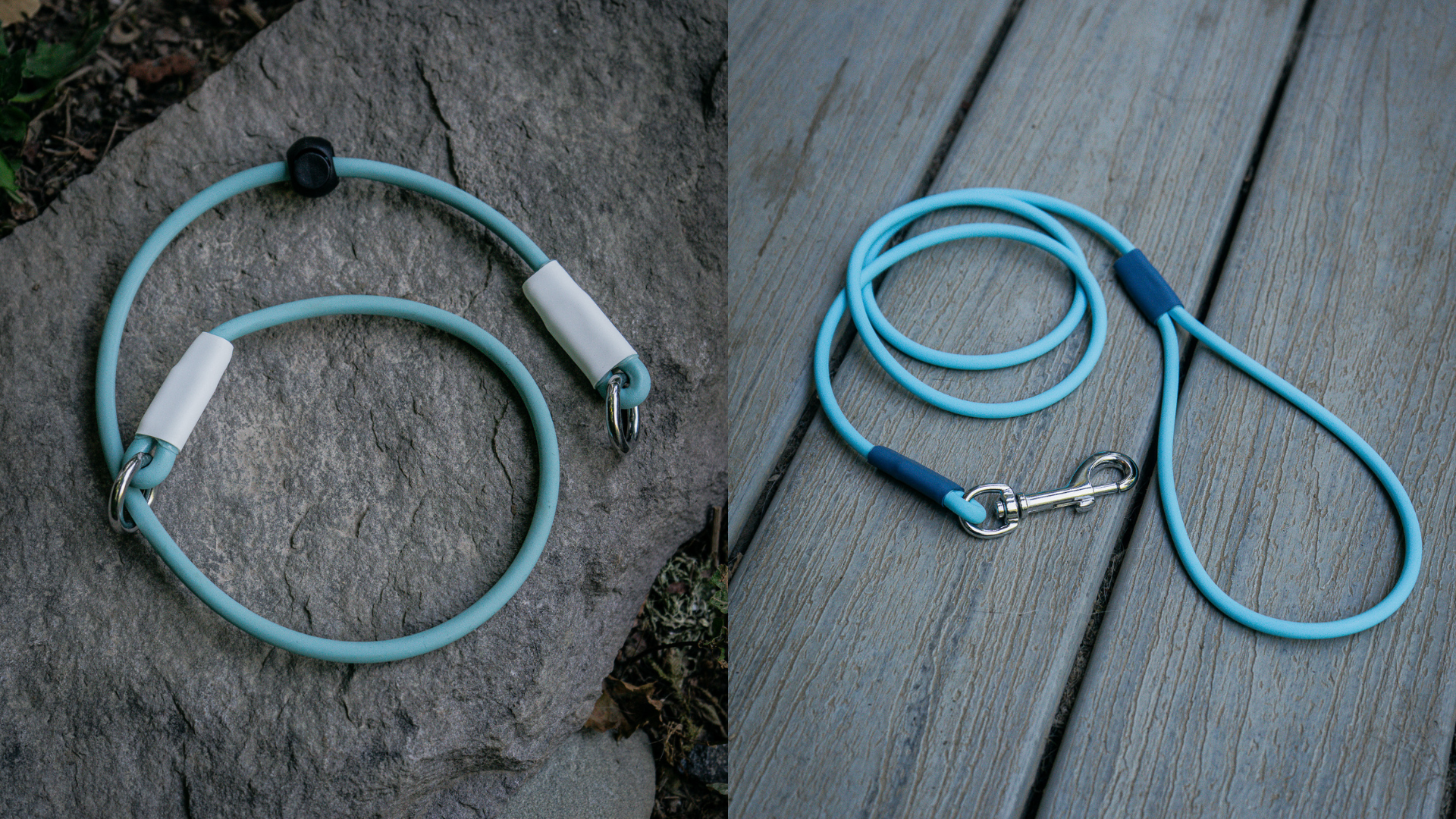 Comparisons of BioThane® Rope Slip Leash, Collar, and Leash by Bolder K9