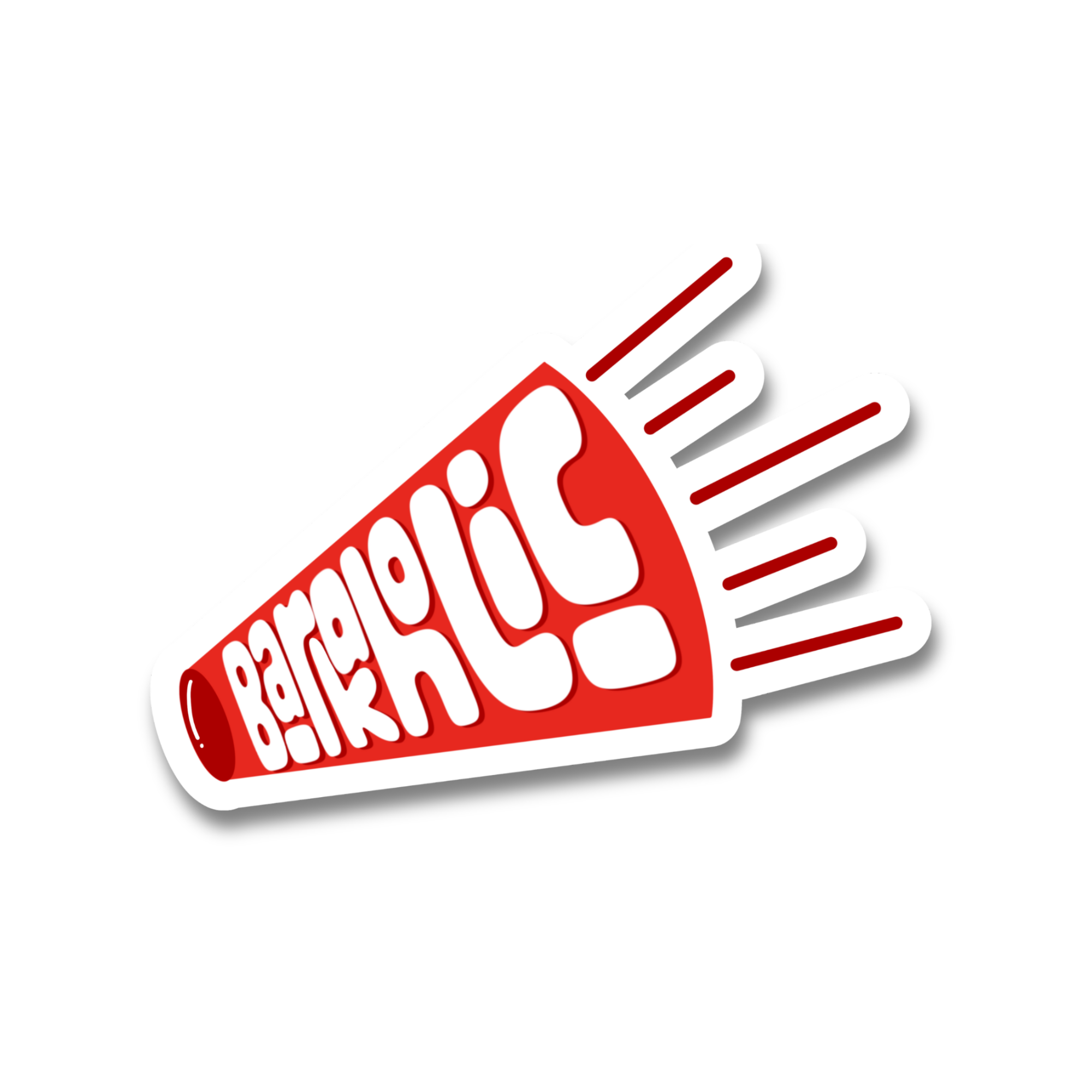 BARKAHOLIC Dog Sticker