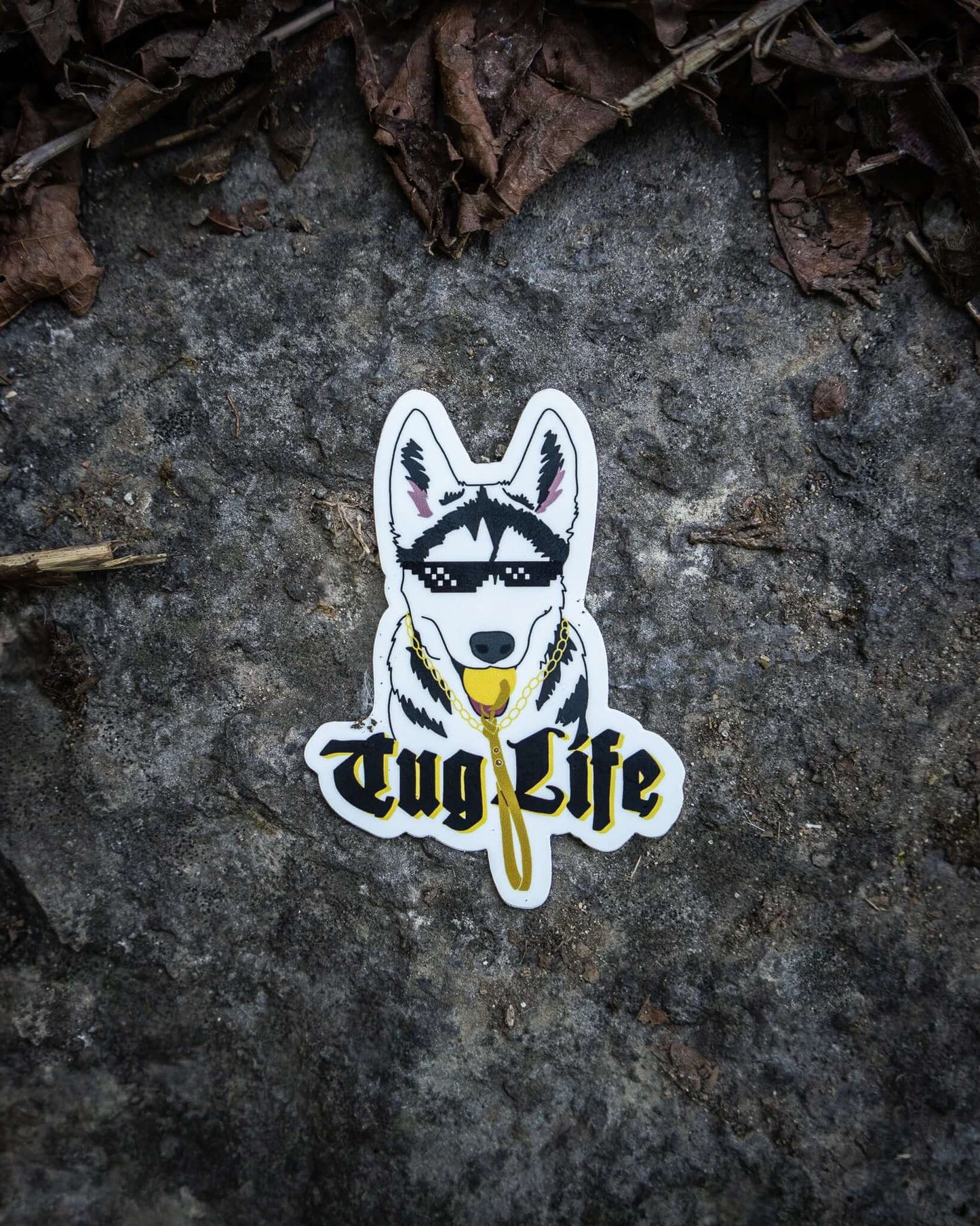 Tug Life Dog Sticker