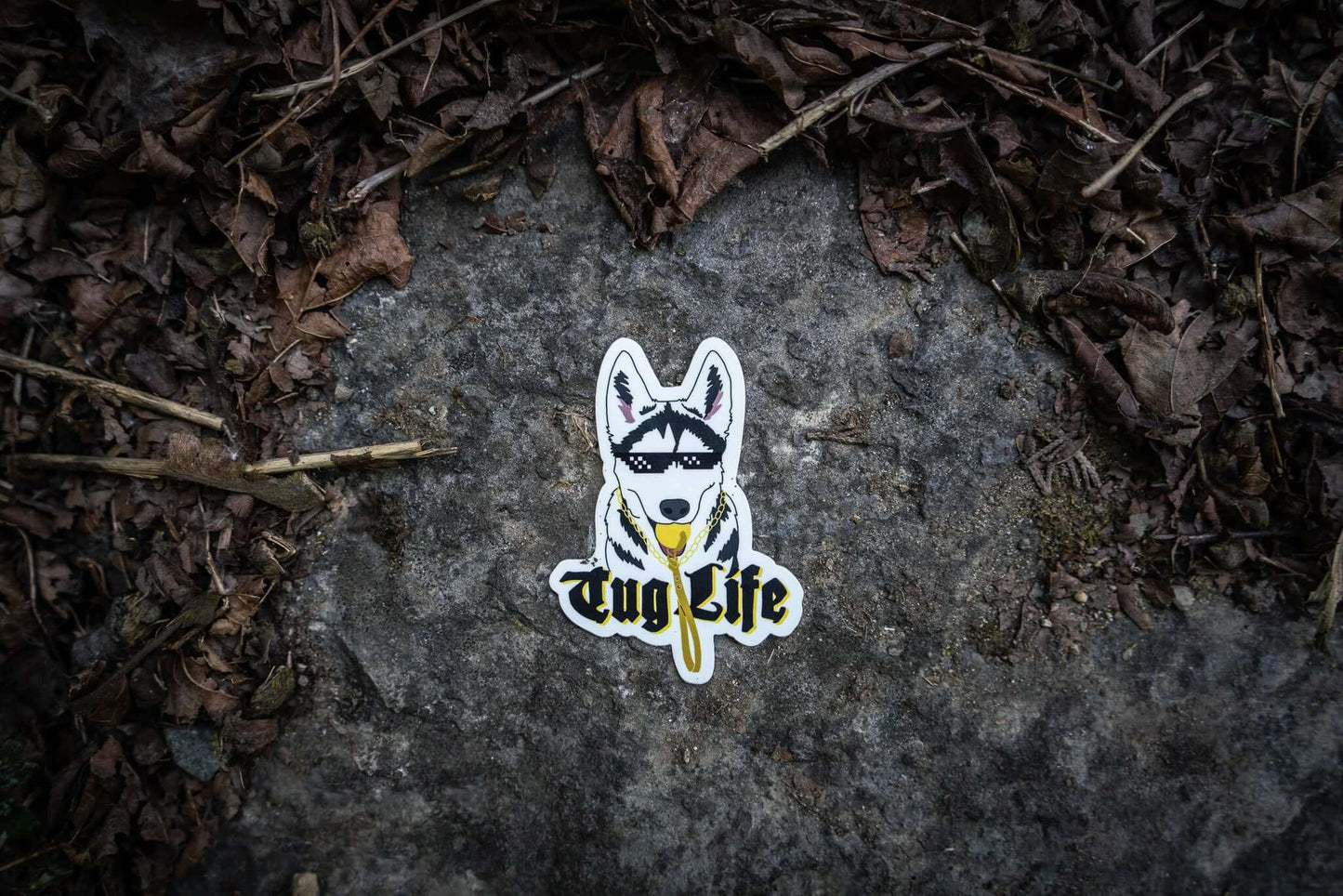 Tug Life Dog Sticker