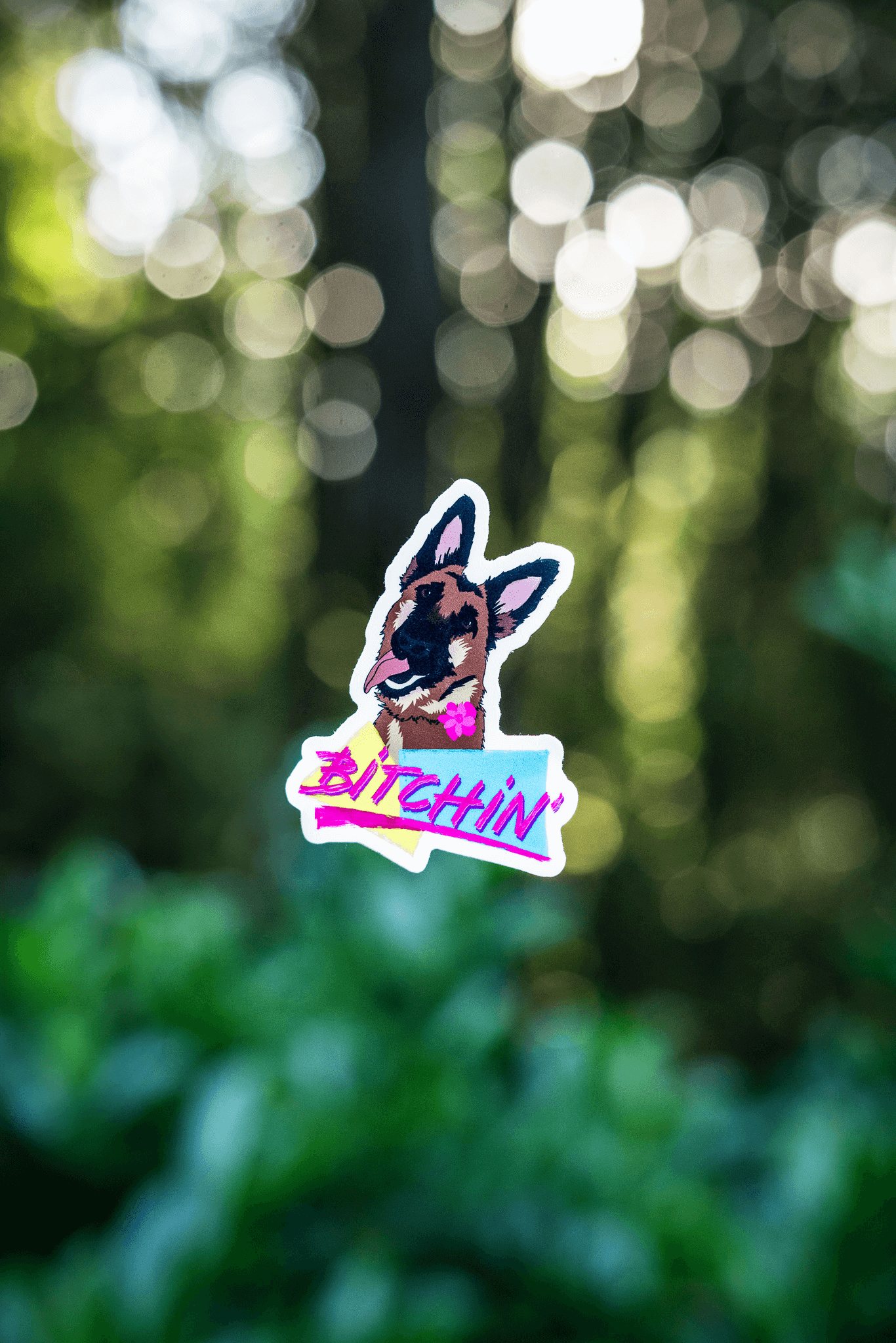 BITCHIN' Dog Sticker