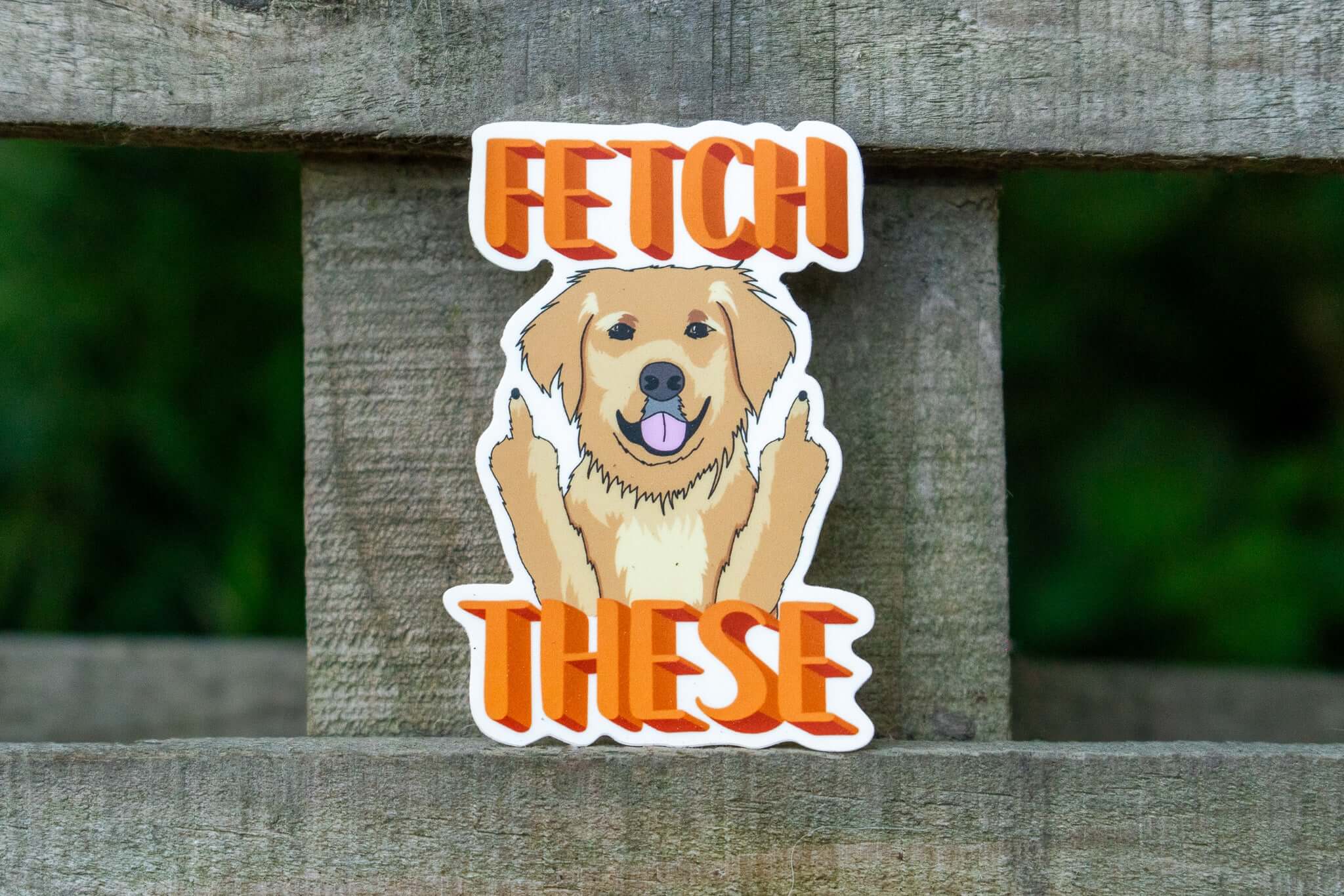 FETCH THESE Dog Sticker