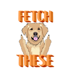 FETCH THESE Dog Sticker