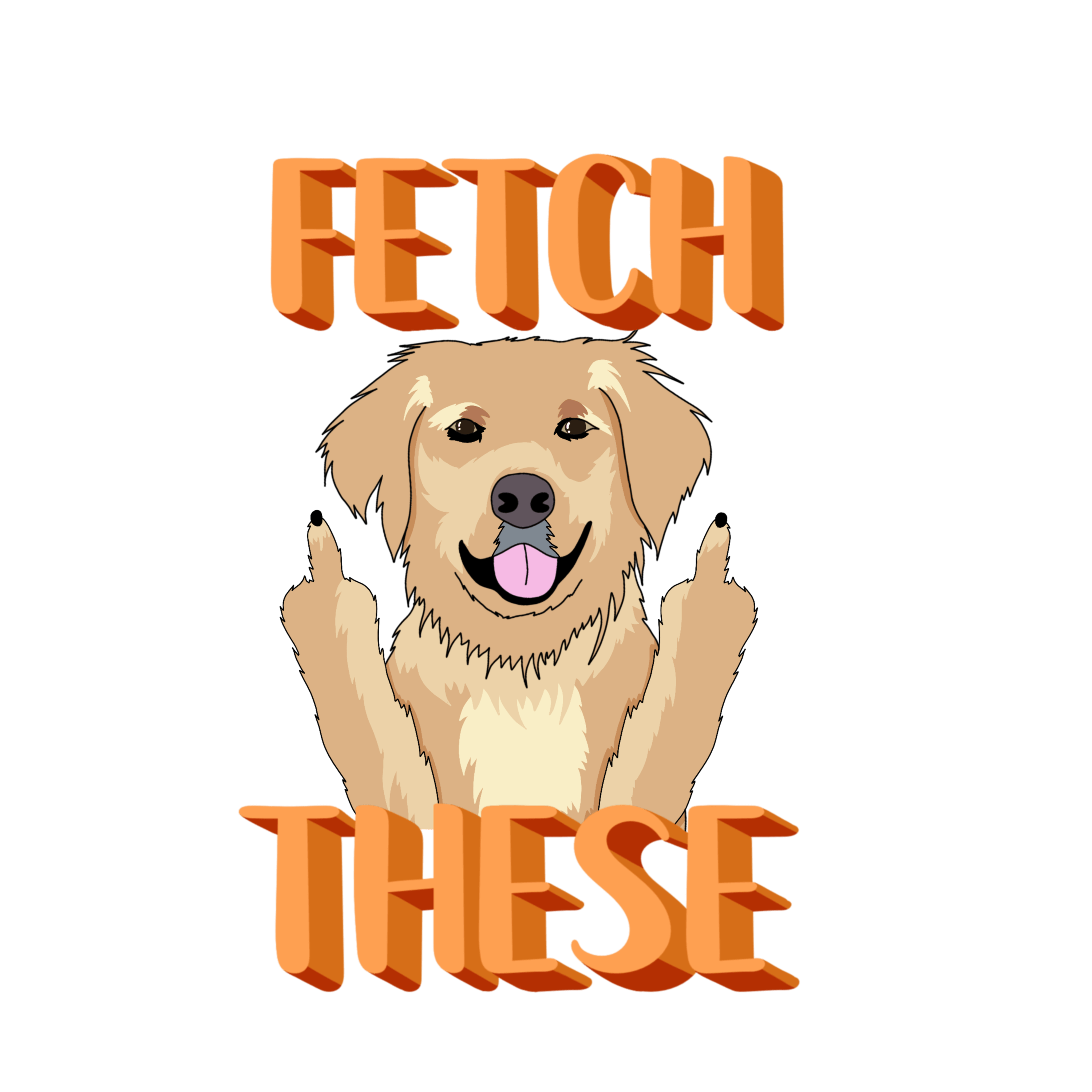 FETCH THESE Dog Sticker