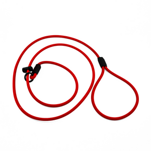 Red BioThane® Rope Slip Lead designed for durability and ease of use for dogs of all sizes.