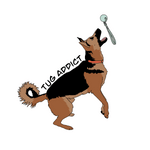 Tug Addict Dog Sticker